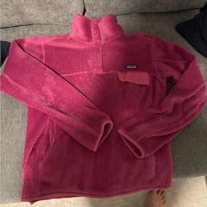 Patagonia Women's Magenta Snap-Front Fleece Pullover